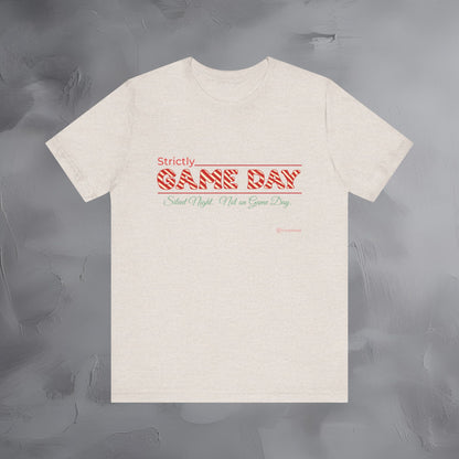 Strictly Game Day – Silent Night? Not on Game Day. - Funny Football Christmas Shirt