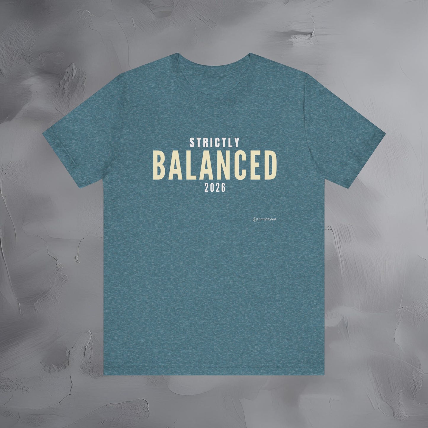 Strictly Balanced Shirt Minimalist New Year Intention T Shirt Unisex Graphic Tee