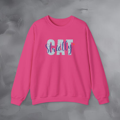 Strictly Cat - Embroidered Sweatshirt
