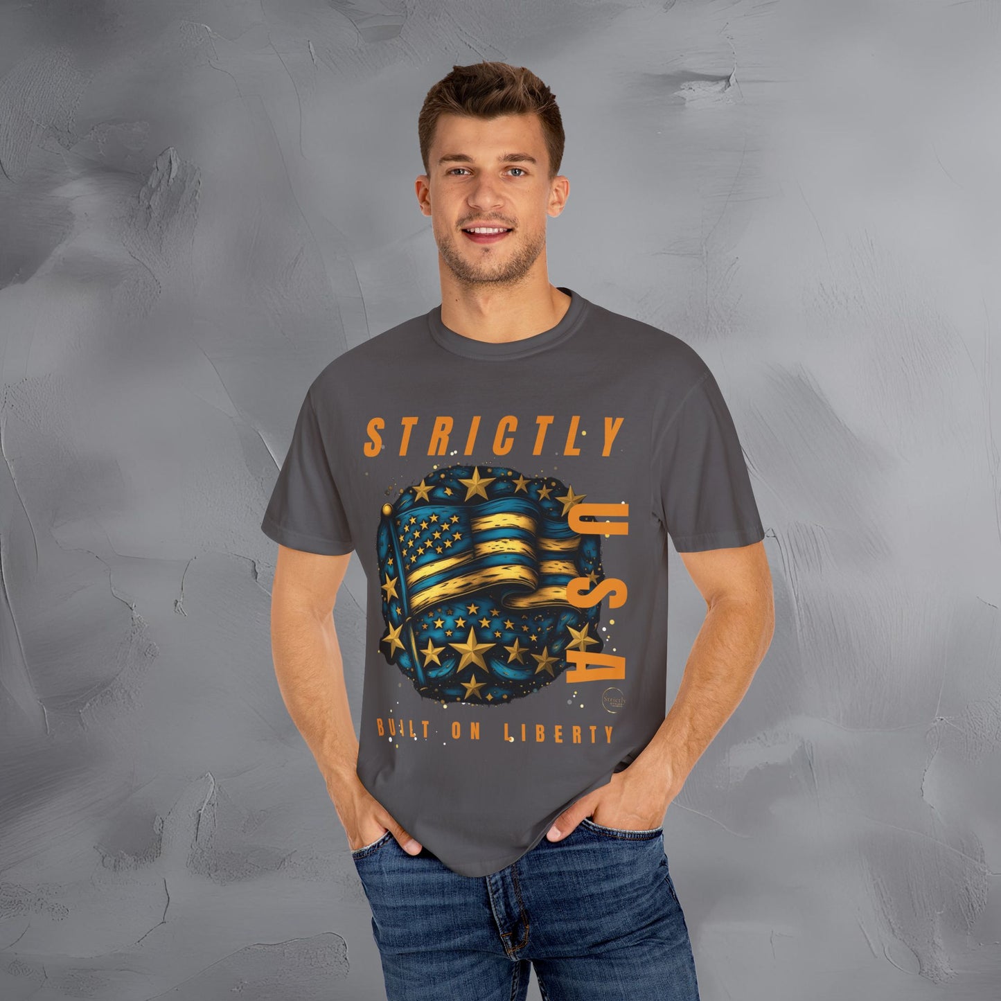 Strictly USA - Built on Liberty Independence Day T-Shirt