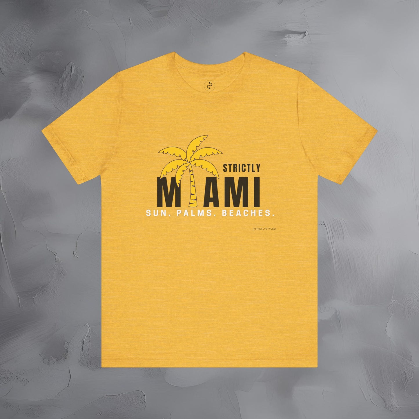 Strictly Miami T-Shirt – Sun Palms Beaches City Vibes Tee