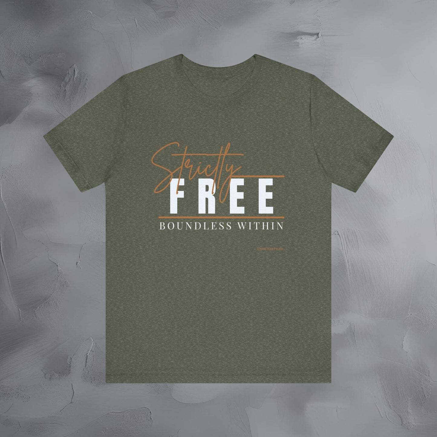 Strictly Free – Boundless Within T-Shirt - Inner Freedom Graphic Tee - Mindful Lifestyle Shirt