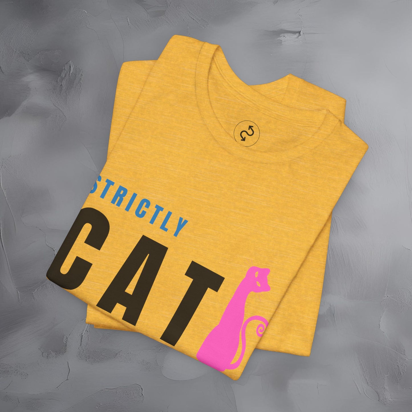 Strictly Cat T-Shirt – Meow Is the Moment | Fun Cat Lover Graphic Tee