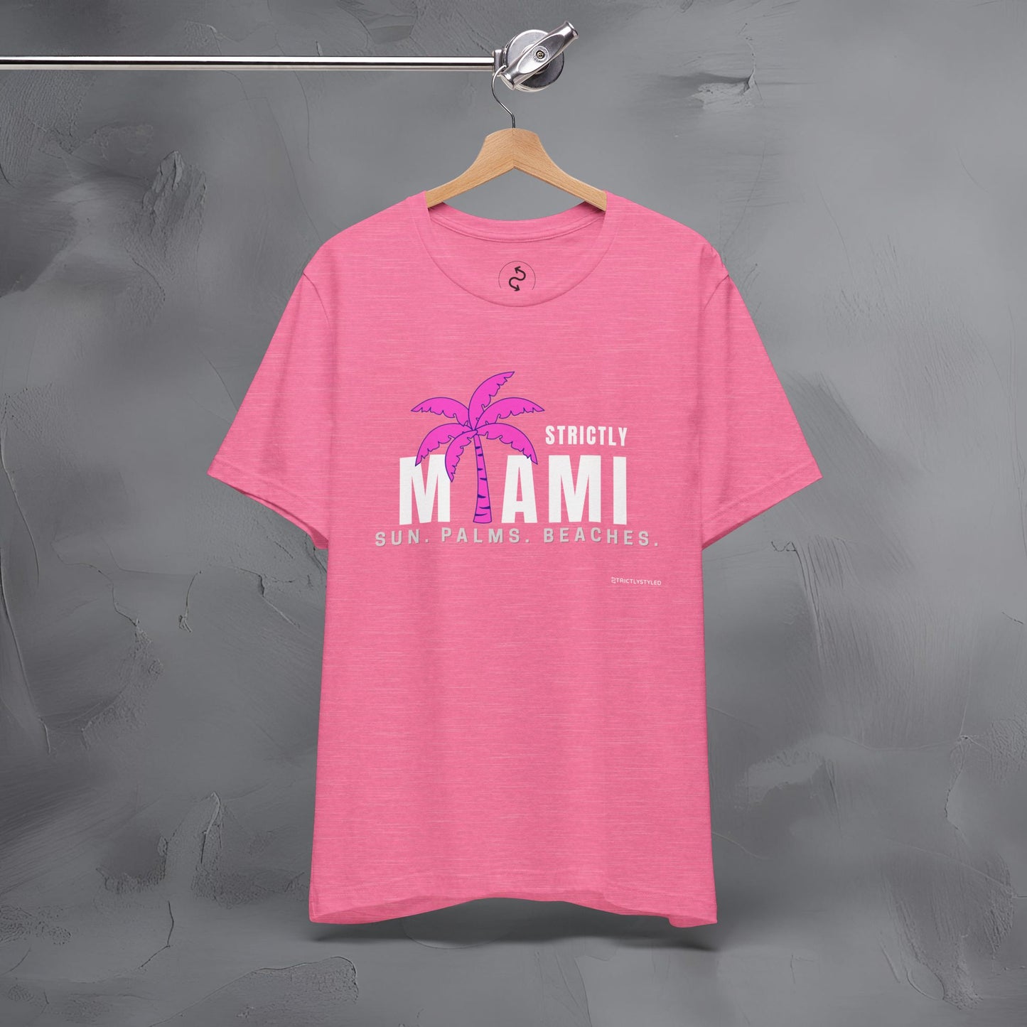 Strictly Miami T-Shirt – Sun Palms Beaches City Vibes Tee