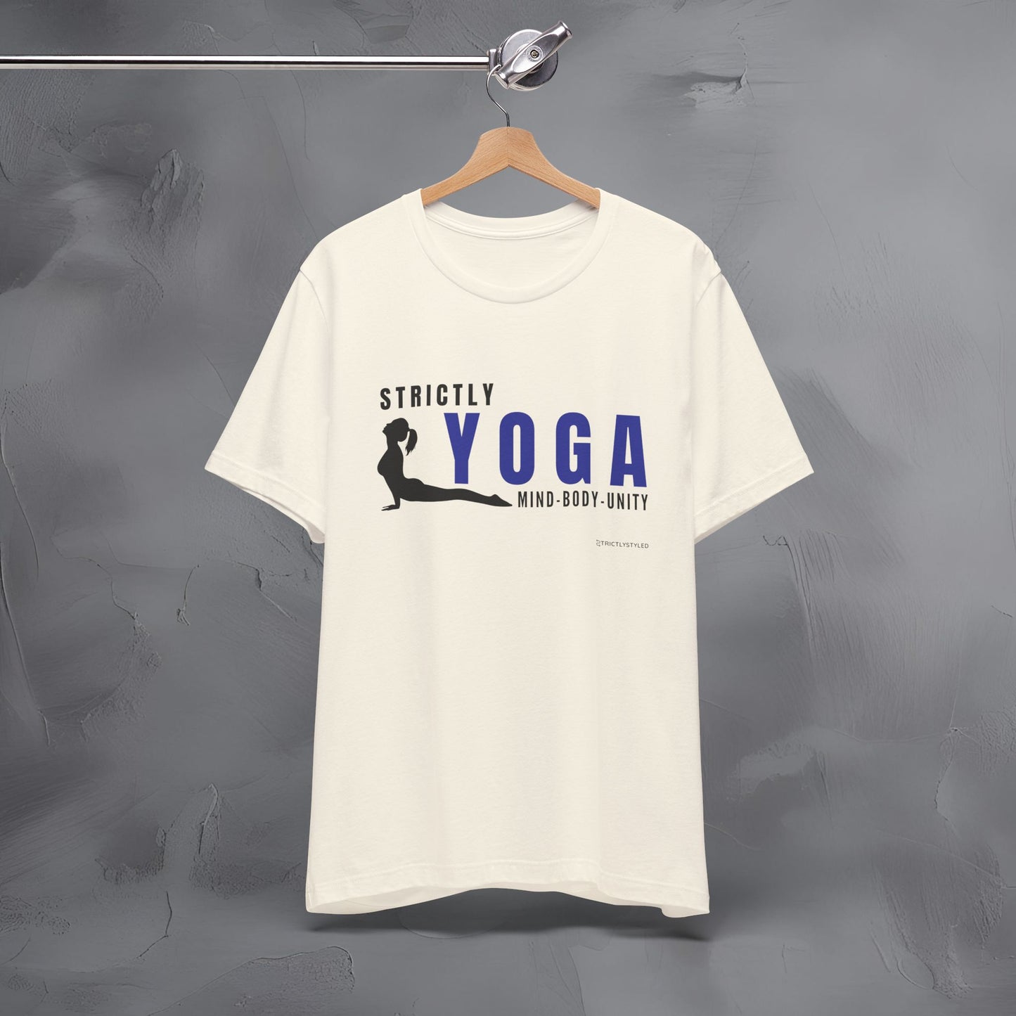 Strictly Yoga – Mind Body Unity T-Shirt - Yoga Lifestyle Graphic Tee - Mindfulness & Balance Shirt