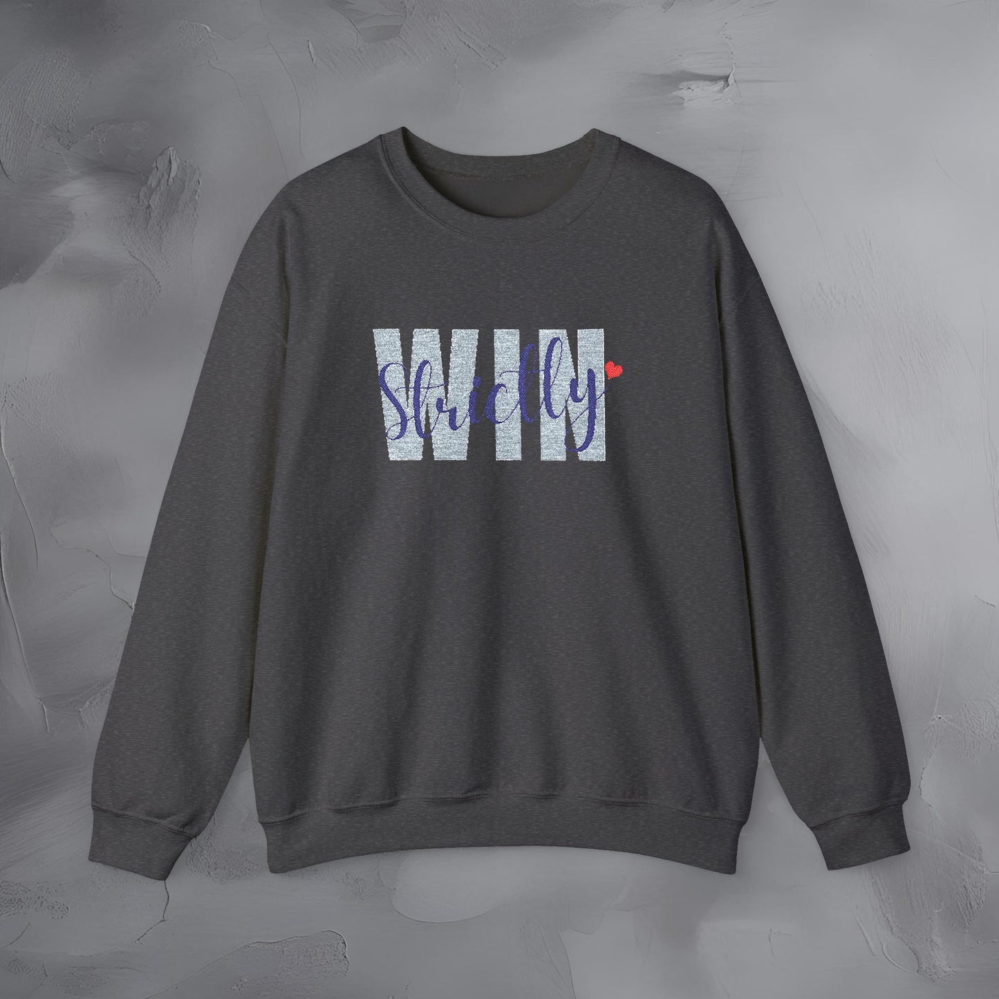 Strictly Win - Embroidered Sweatshirt