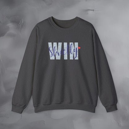 Strictly Win - Embroidered Sweatshirt