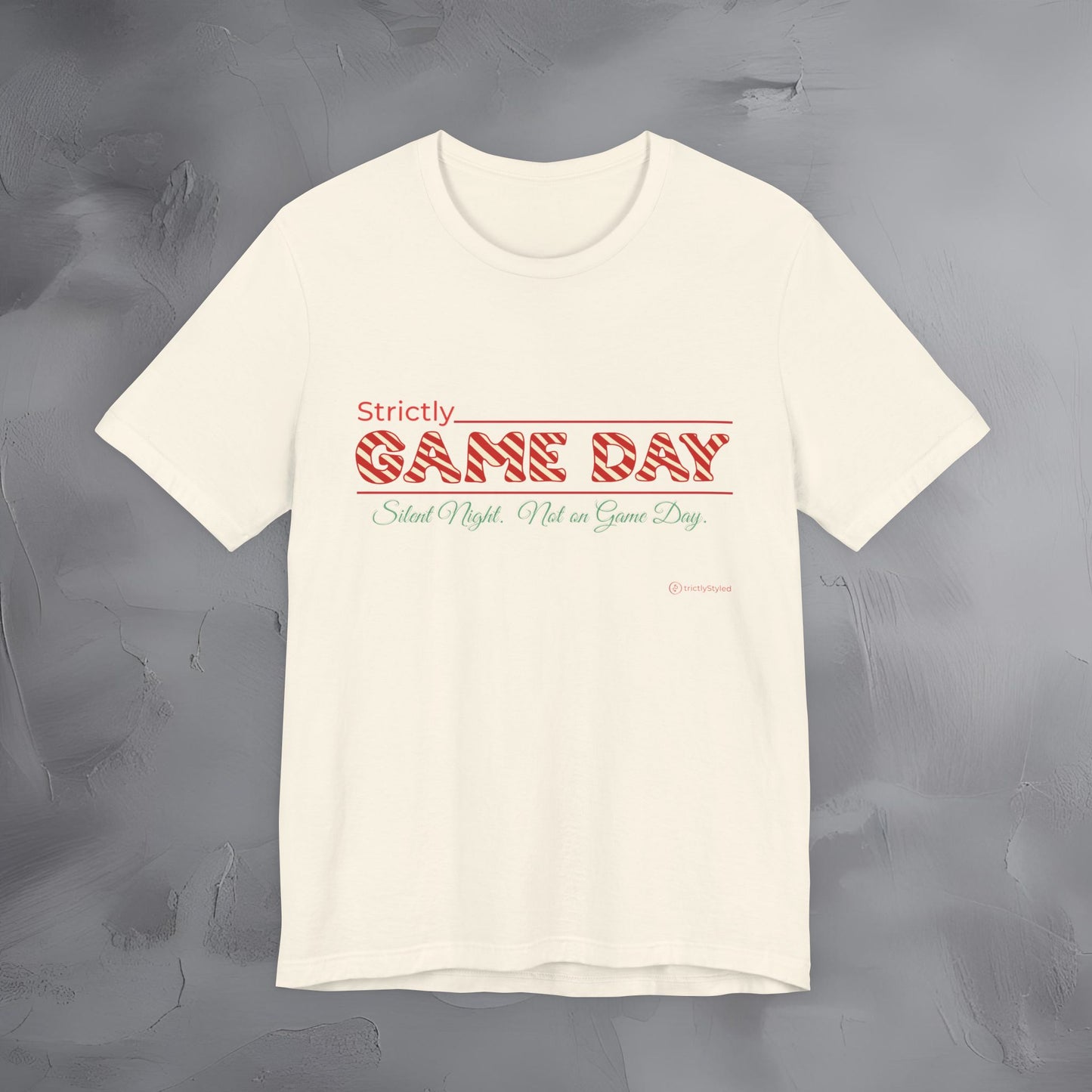 Strictly Game Day – Silent Night? Not on Game Day. - Funny Football Christmas Shirt