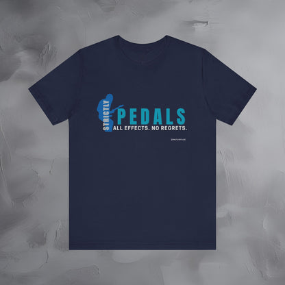 Strictly Pedals T-Shirt – No Effects No Regrets Guitar Gear Tee