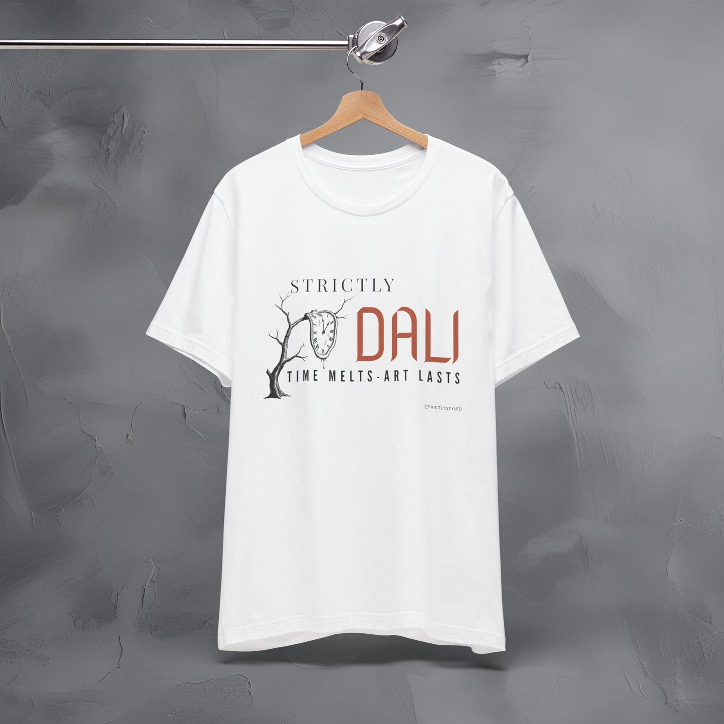 Strictly Dalí – Time Melts. Art Lasts. T-Shirt | Surrealist Artist Graphic Tee | Salvador Dalí Inspired Shirt