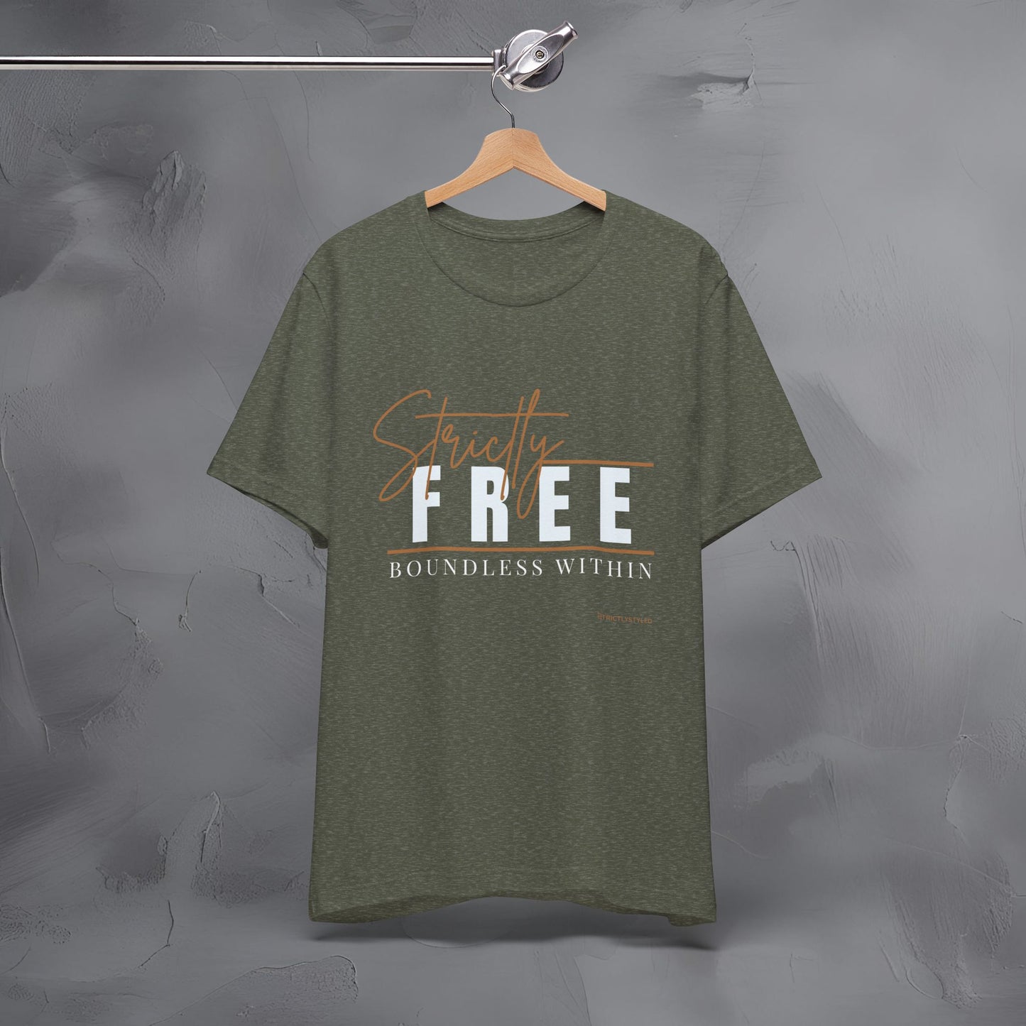 Strictly Free – Boundless Within T-Shirt - Inner Freedom Graphic Tee - Mindful Lifestyle Shirt