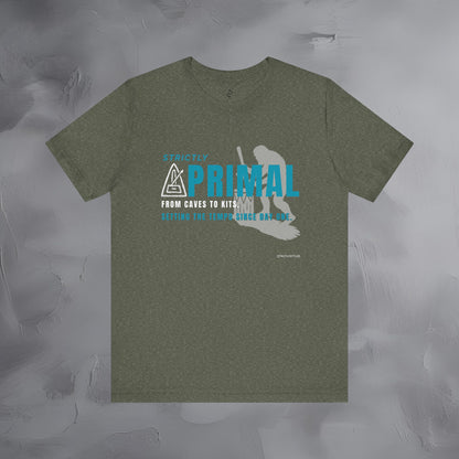 Strictly Primal T-Shirt – Drum & Rhythm Graphic Tee - From Cave to Kits