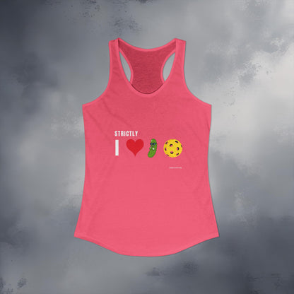 Strictly Pickleball Tank – I Love Pickleball