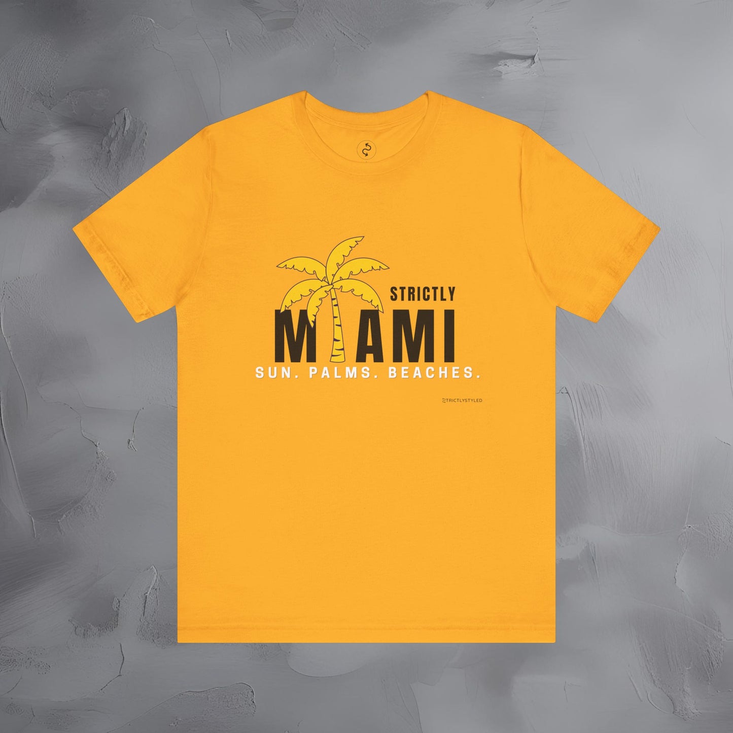 Strictly Miami T-Shirt – Sun Palms Beaches City Vibes Tee