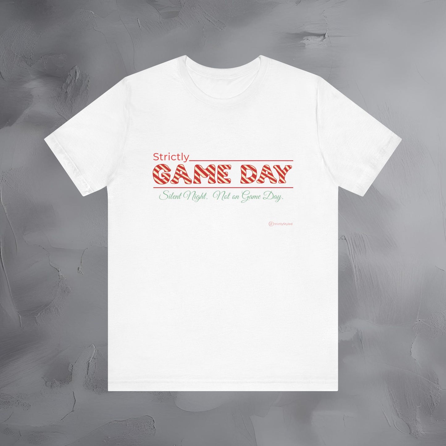 Strictly Game Day – Silent Night? Not on Game Day. - Funny Football Christmas Shirt
