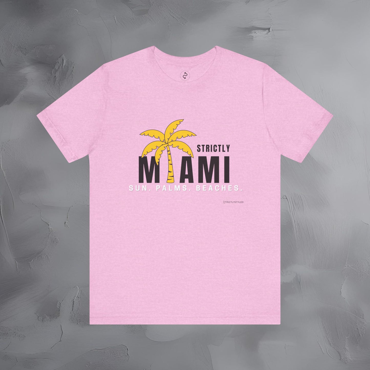 Strictly Miami T-Shirt – Sun Palms Beaches City Vibes Tee