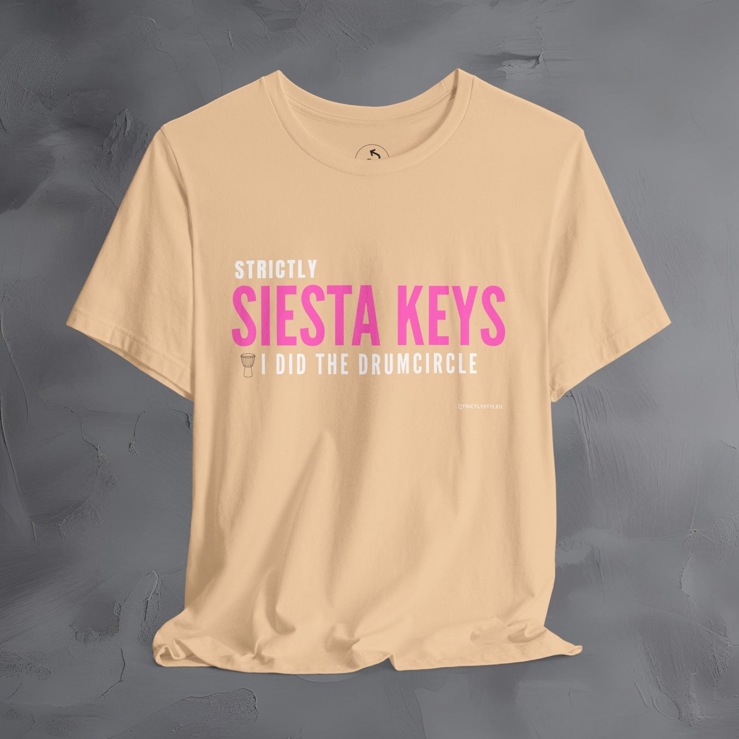 Strictly Siesta Key – I Did the Drum Circle T-Shirt | Sarasota Beach Sunset Drum Circle Graphic Tee