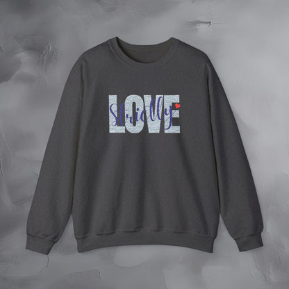 Strictly Love - Embroidered Sweatshirt