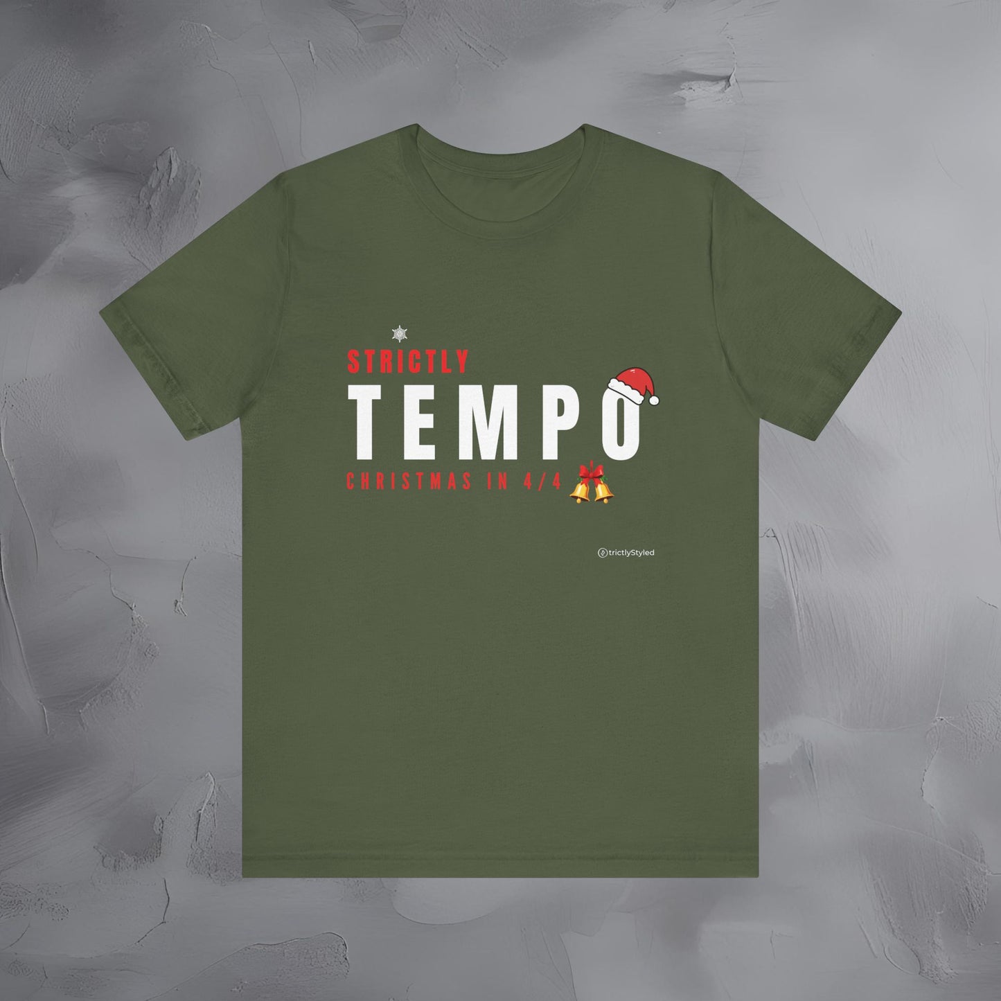 Strictly Tempo – Christmas in 4/4 - Funny Music Theory Christmas Shirt