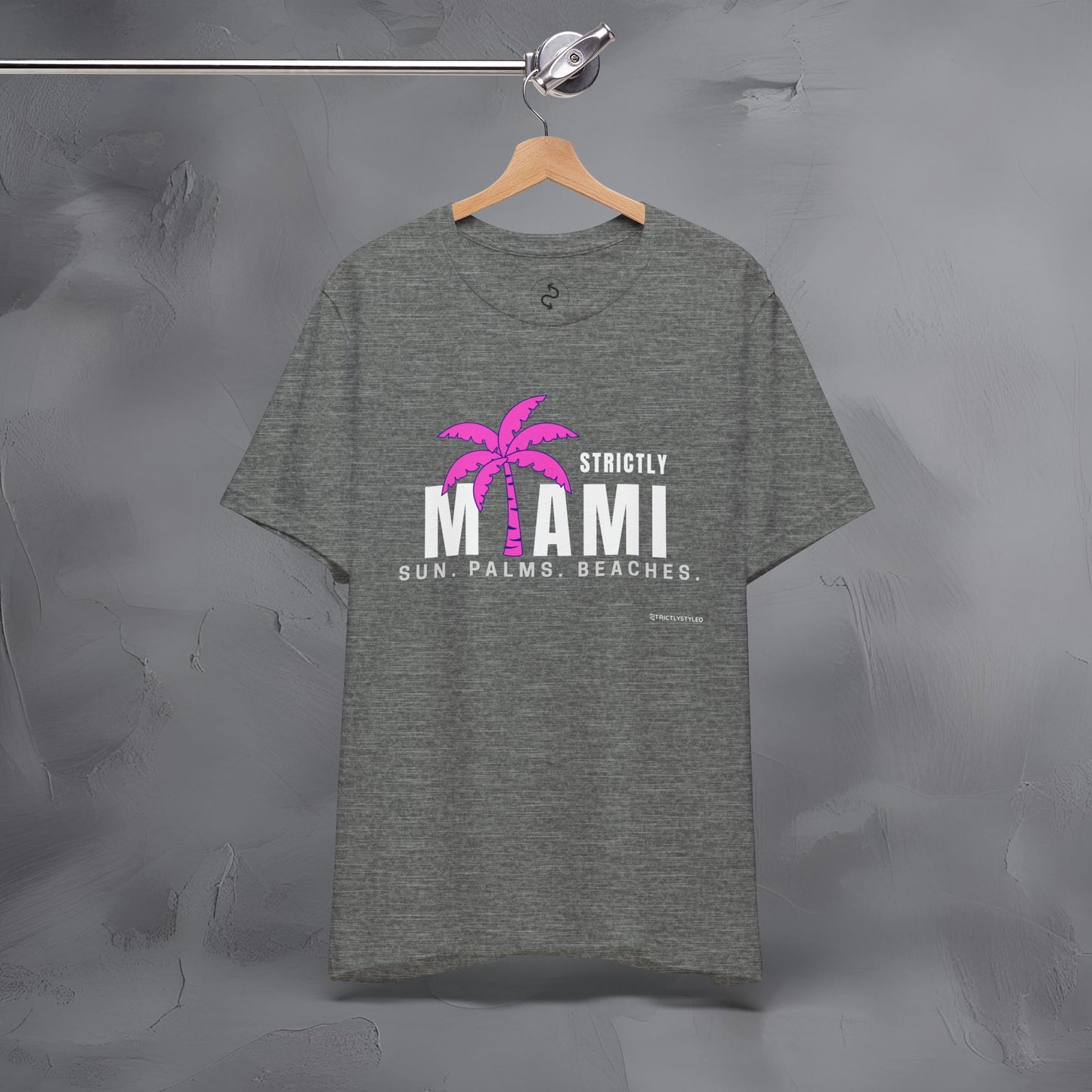 Strictly Miami T-Shirt – Sun Palms Beaches City Vibes Tee