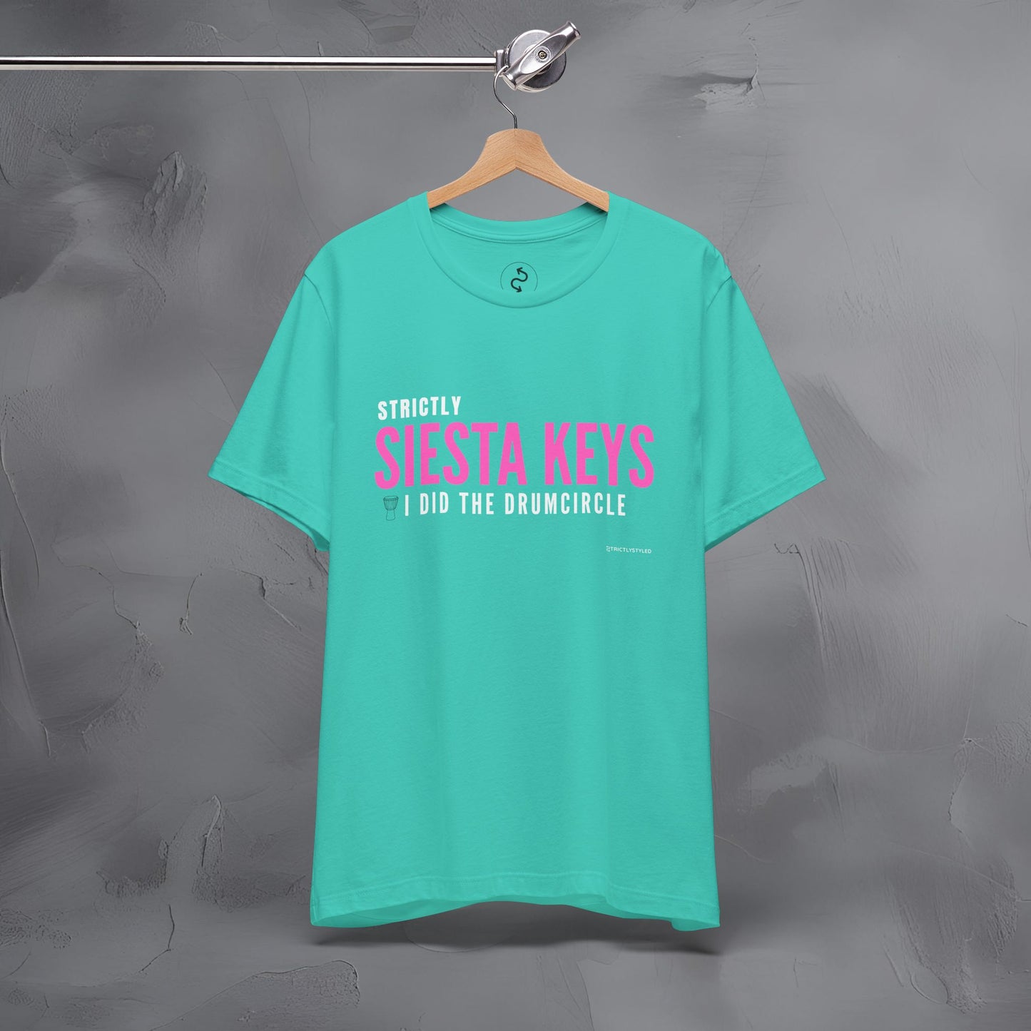 Strictly Siesta Key – I Did the Drum Circle T-Shirt | Sarasota Beach Sunset Drum Circle Graphic Tee