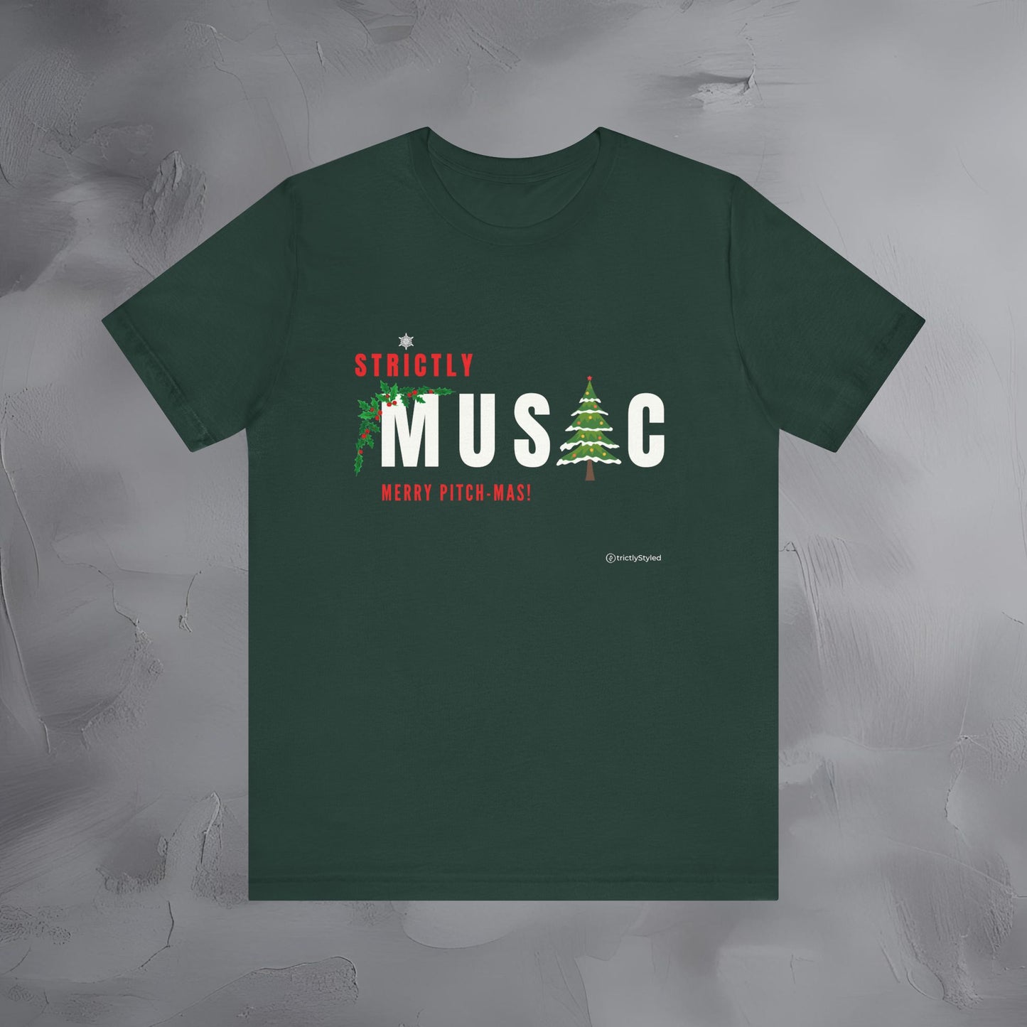 Strictly Music – Merry Pitch-Mas - Funny Christmas Music Shirt for Musicians & Choir