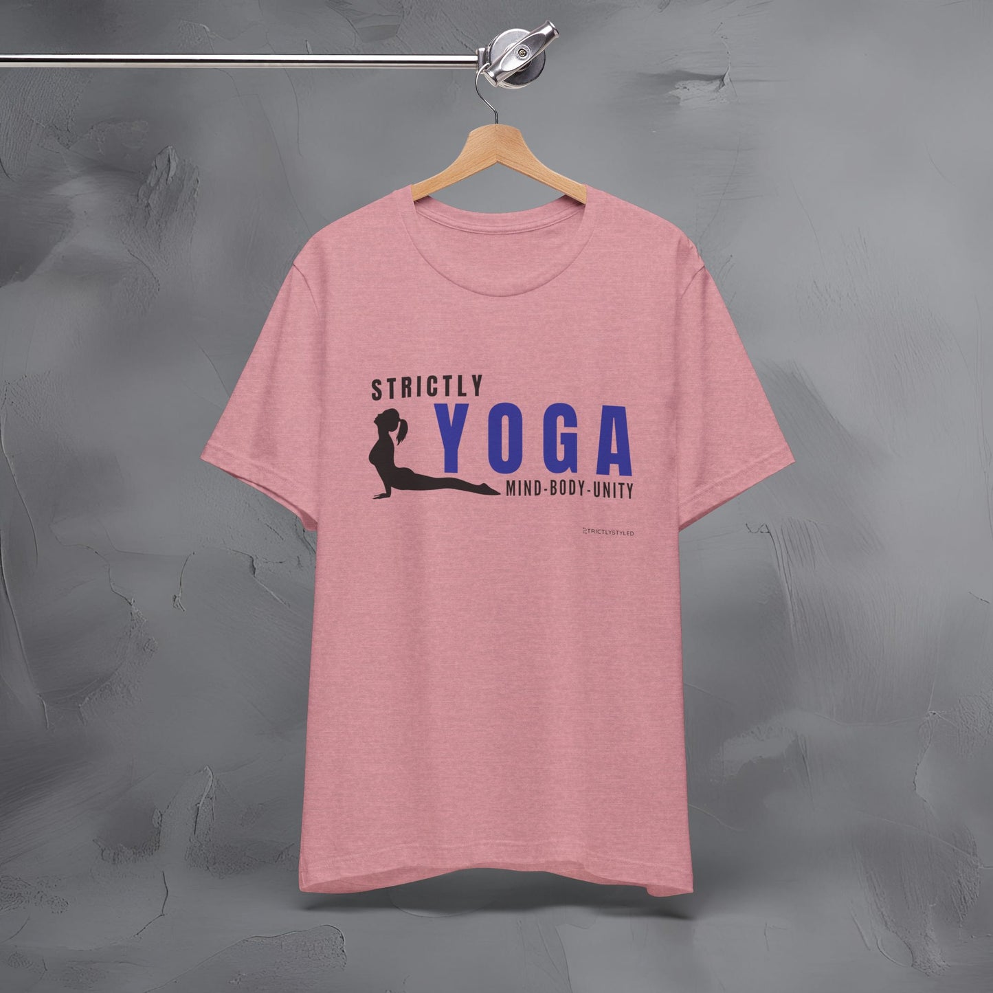 Strictly Yoga – Mind Body Unity T-Shirt - Yoga Lifestyle Graphic Tee - Mindfulness & Balance Shirt