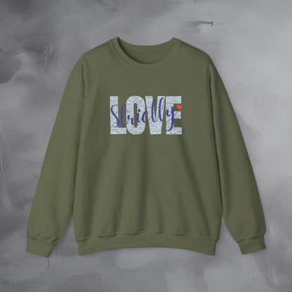 Strictly Love - Embroidered Sweatshirt