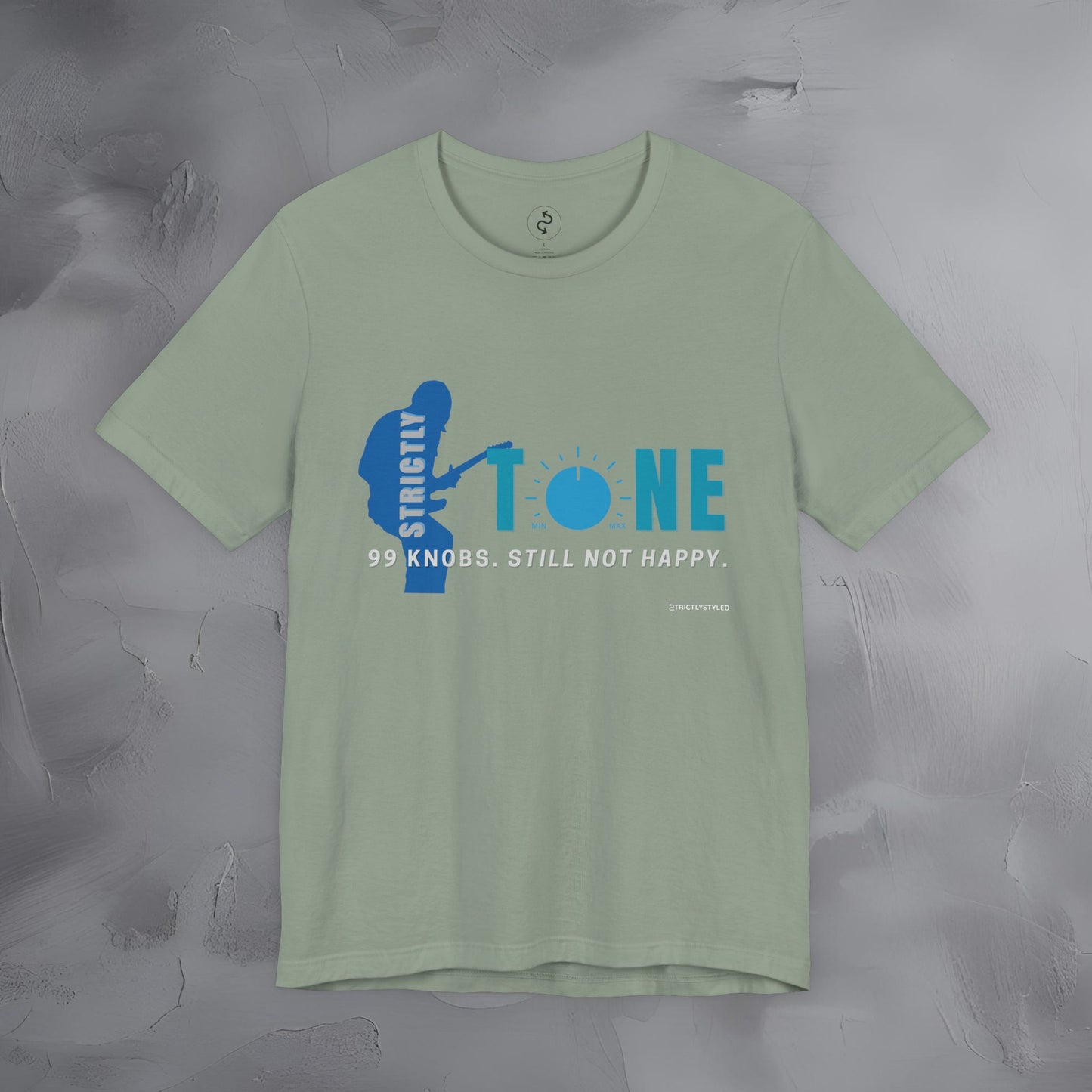 Strictly Tone Guitar T-Shirt – 99 Knobs Pedal & Amp Graphic Tee