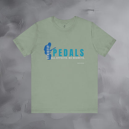 Strictly Pedals T-Shirt – No Effects No Regrets Guitar Gear Tee