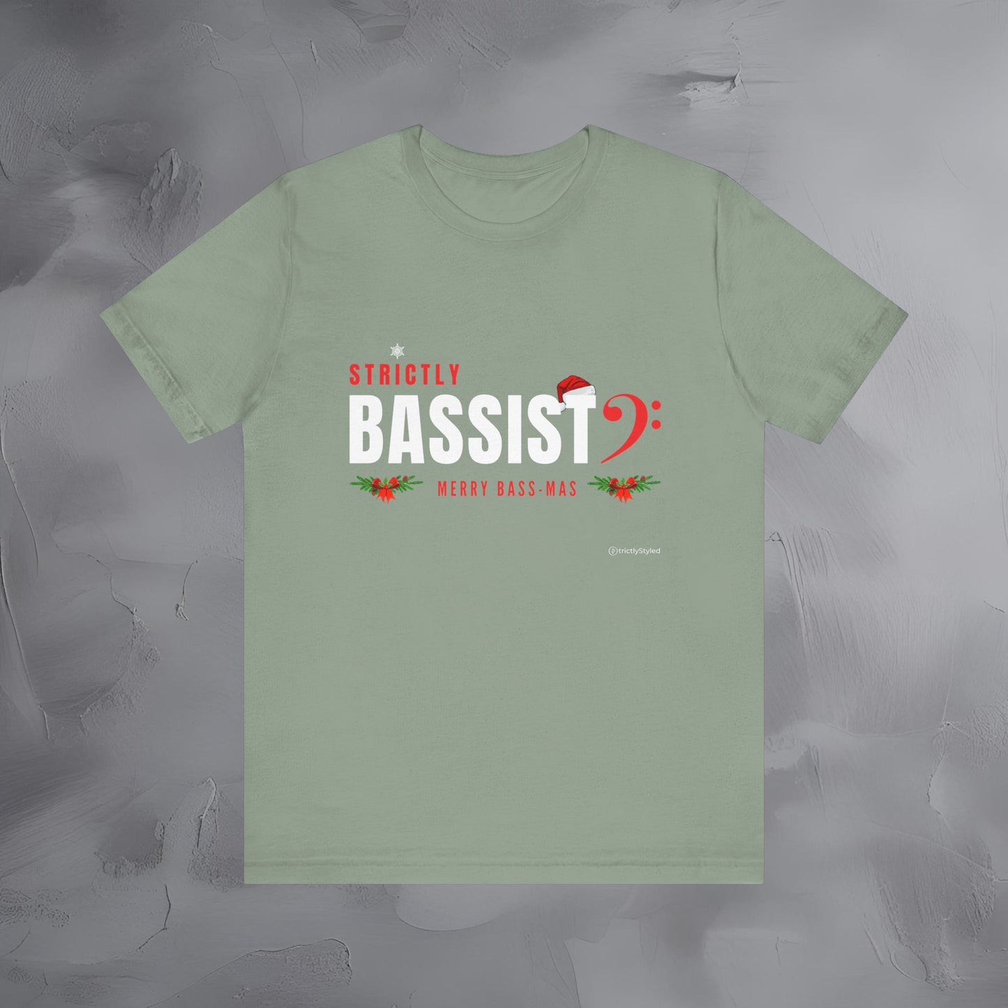 Strictly Bassist – Merry Bass-Mas | Funny Christmas Bass Player Shirt