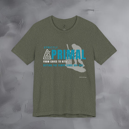 Strictly Primal T-Shirt – Drum & Rhythm Graphic Tee - From Cave to Kits