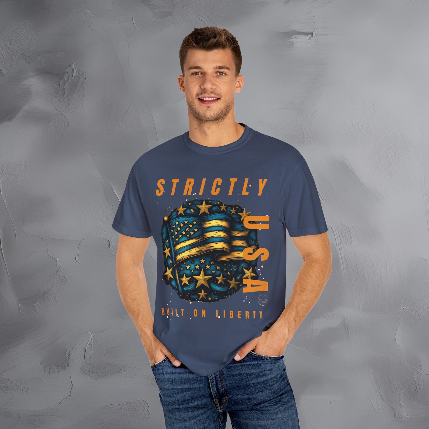Strictly USA - Built on Liberty Independence Day T-Shirt