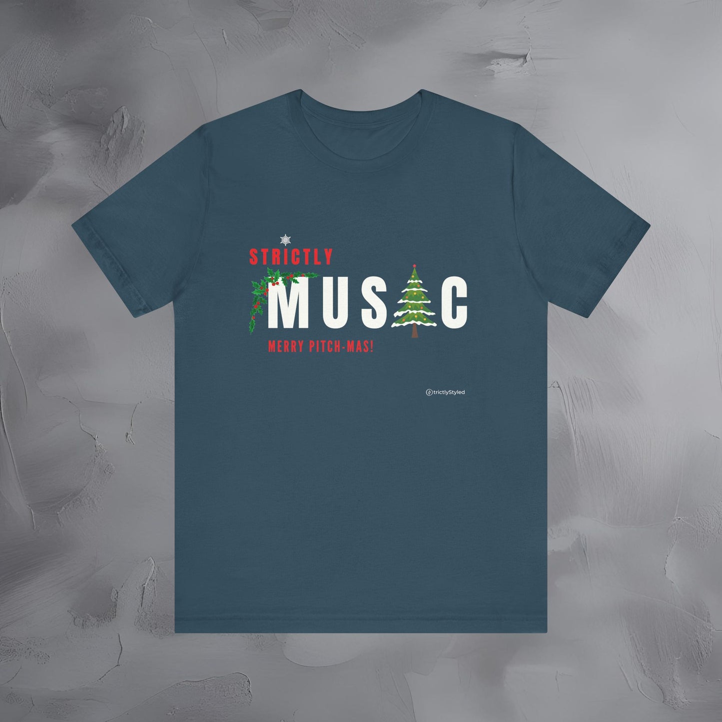 Strictly Music – Merry Pitch-Mas - Funny Christmas Music Shirt for Musicians & Choir