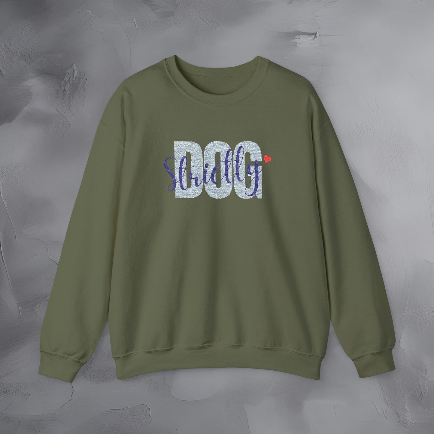Strictly Dog - Embroidered Sweatshirt