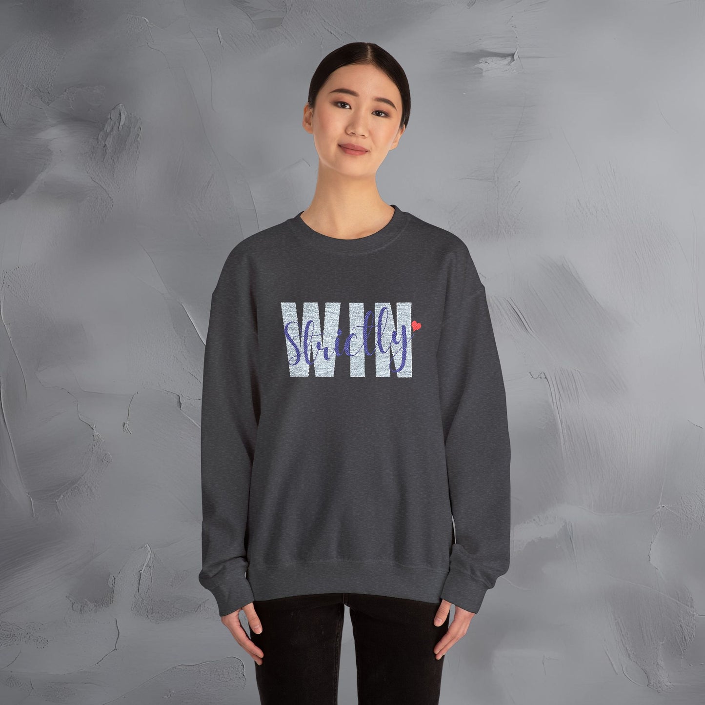 Strictly Win - Embroidered Sweatshirt