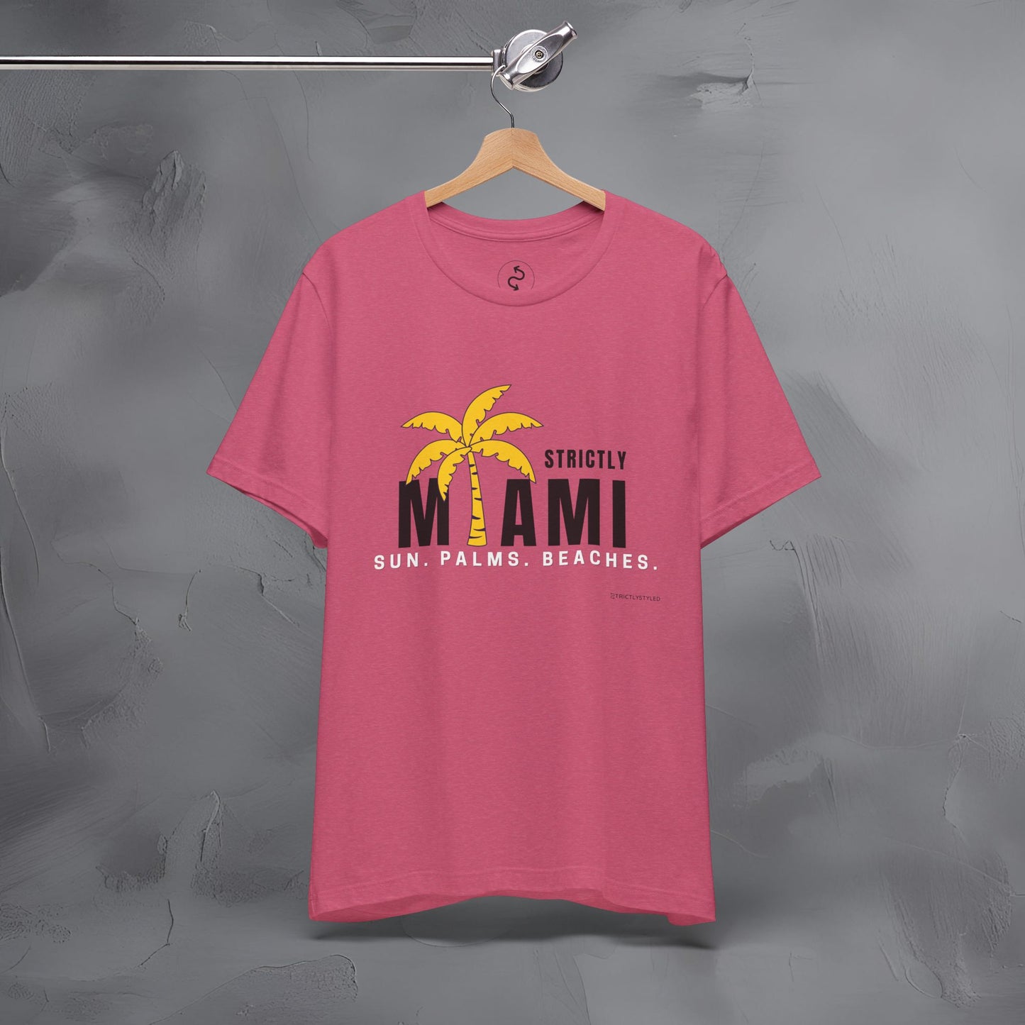 Strictly Miami T-Shirt – Sun Palms Beaches City Vibes Tee