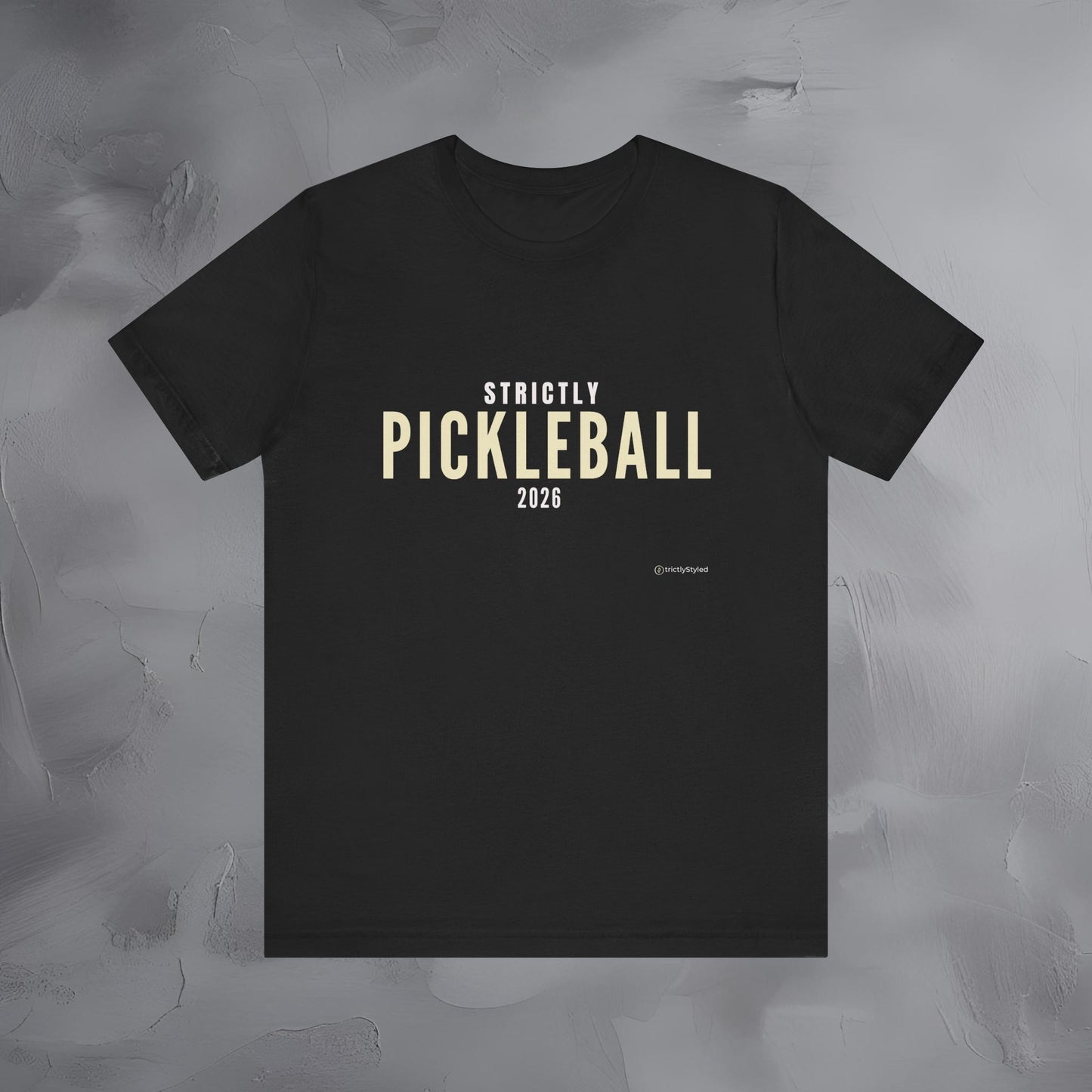 Strictly Pickleball Shirt Minimalist New Year Intention T Shirt Unisex Graphic Tee