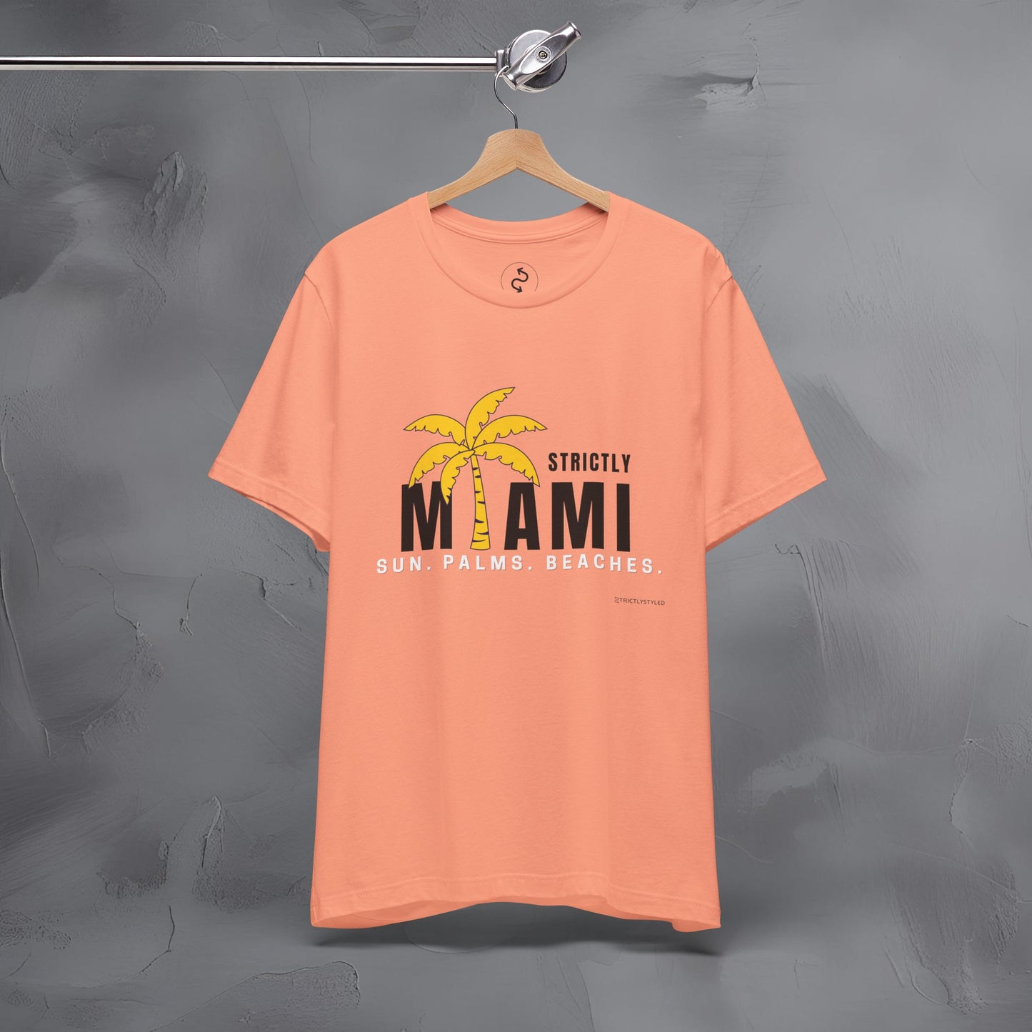 Strictly Miami T-Shirt – Sun Palms Beaches City Vibes Tee