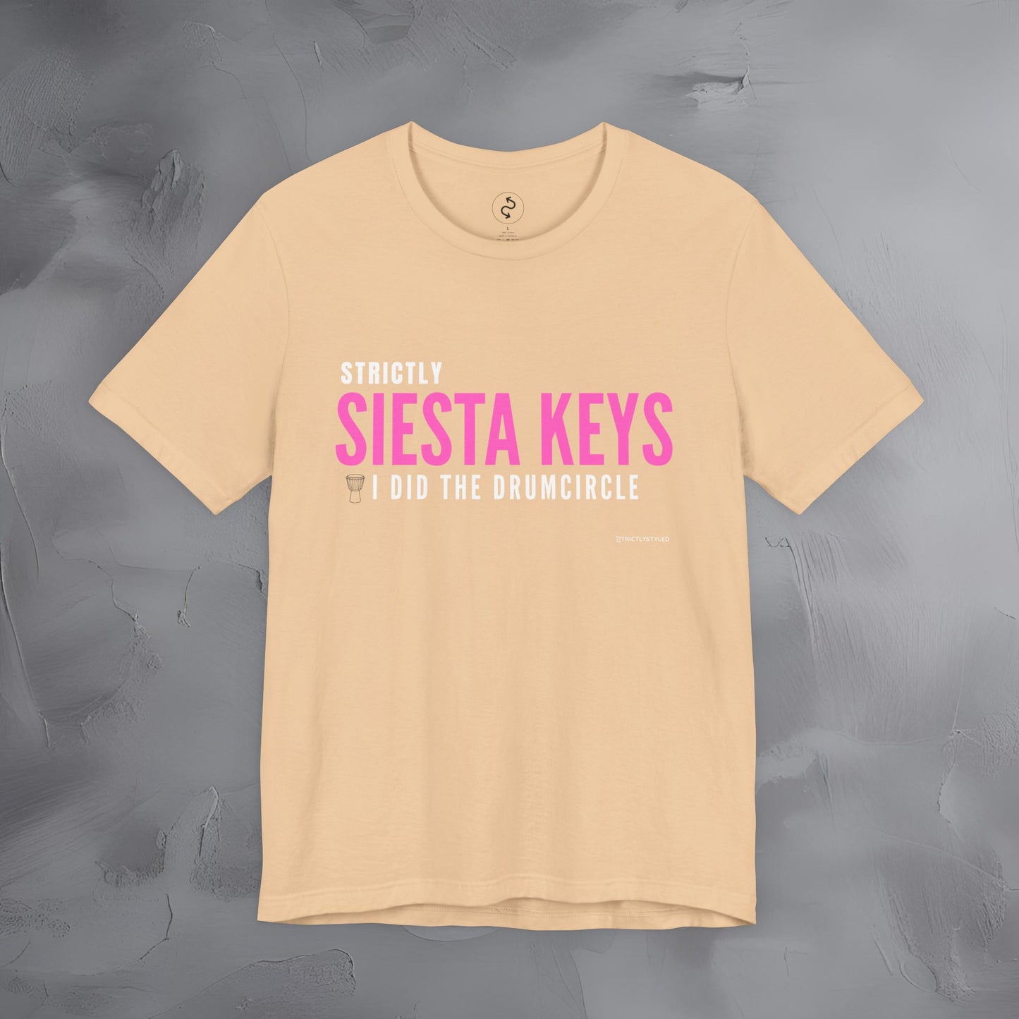 Strictly Siesta Key – I Did the Drum Circle T-Shirt | Sarasota Beach Sunset Drum Circle Graphic Tee