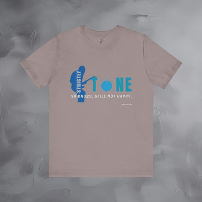 Strictly Tone Guitar T-Shirt – 99 Knobs Pedal & Amp Graphic Tee