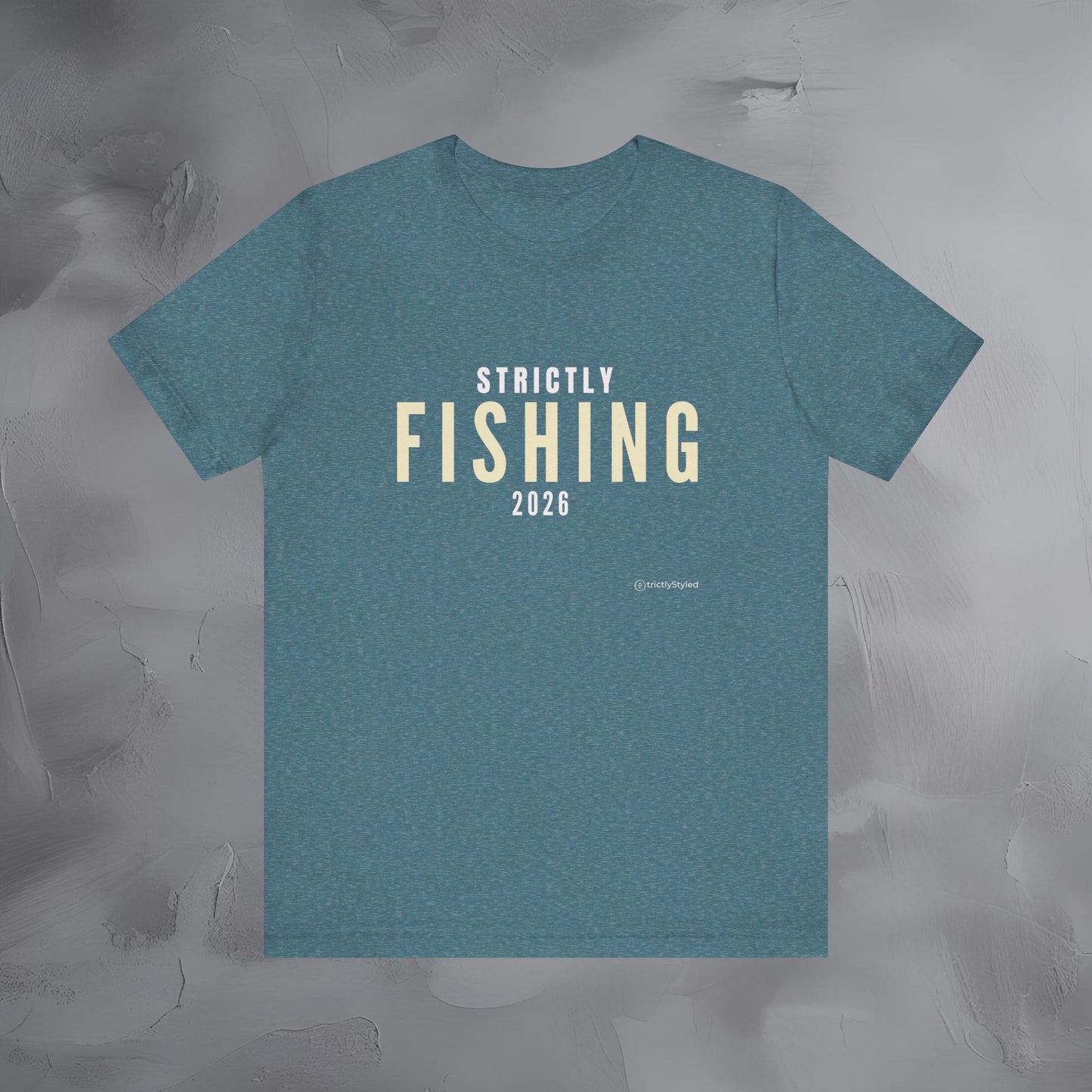 Strictly Fishing Shirt Minimalist New Year Intention T Shirt Unisex Graphic Tee