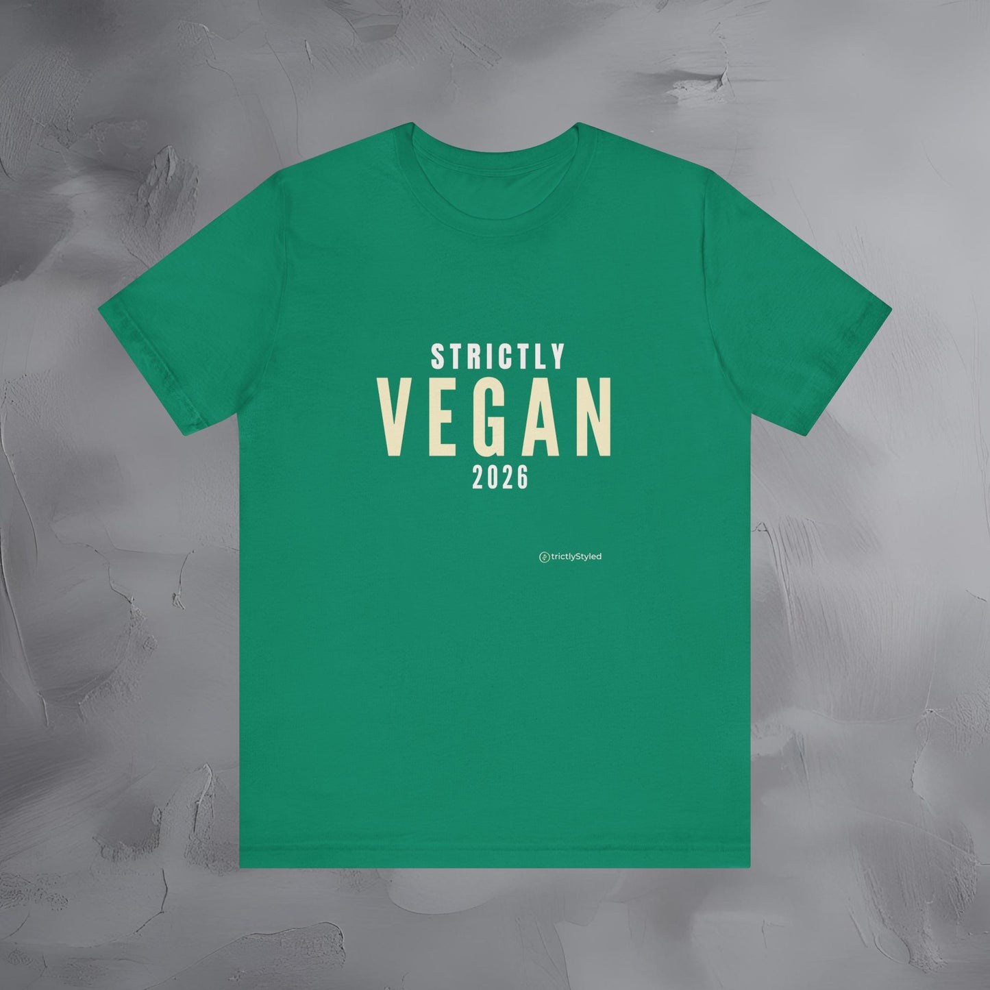 Strictly Vegan Shirt Minimalist New Year Intention T Shirt Unisex Graphic Tee