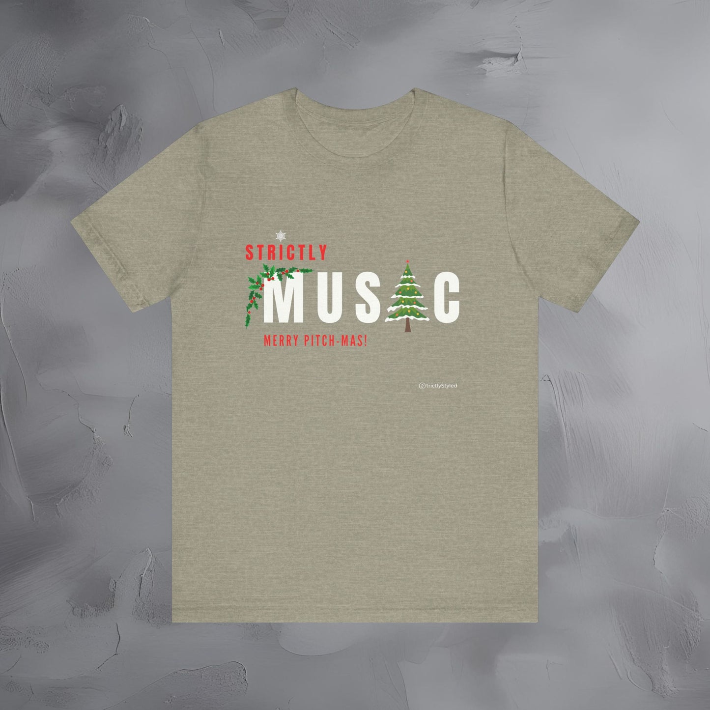 Strictly Music – Merry Pitch-Mas - Funny Christmas Music Shirt for Musicians & Choir