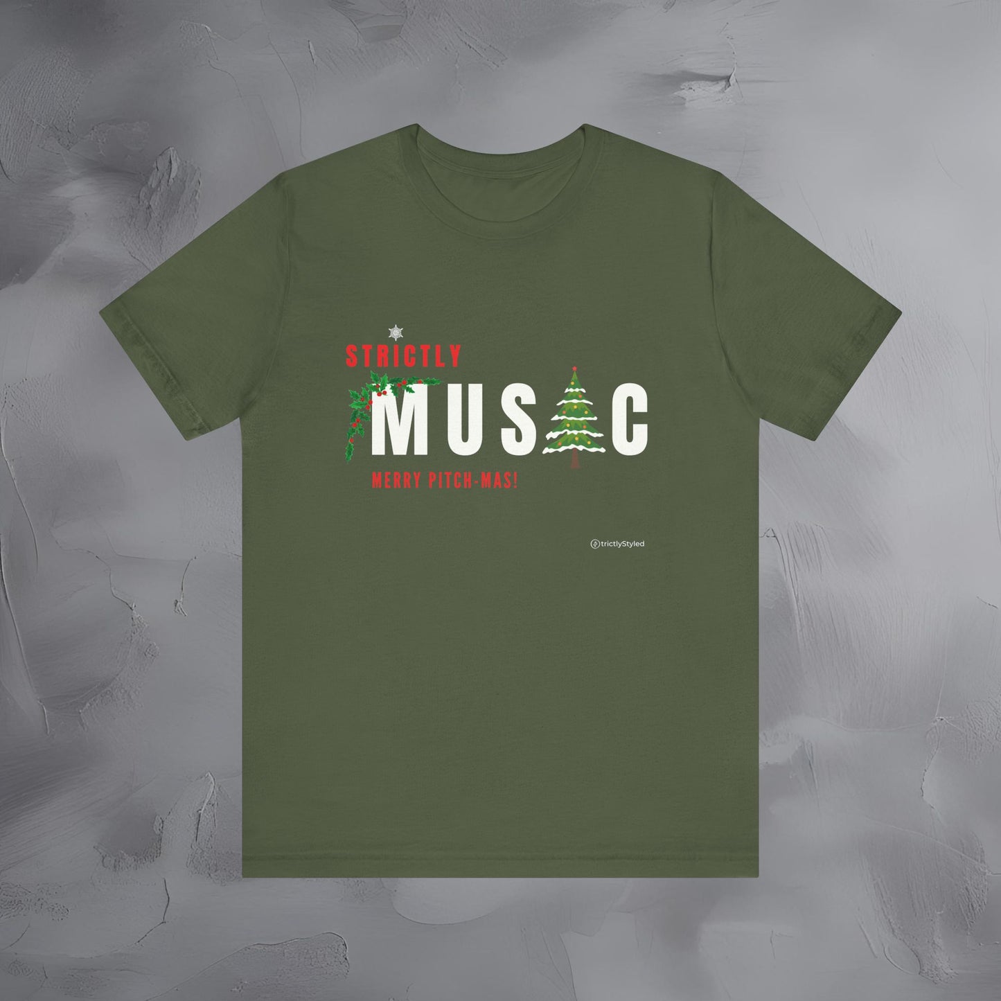 Strictly Music – Merry Pitch-Mas - Funny Christmas Music Shirt for Musicians & Choir