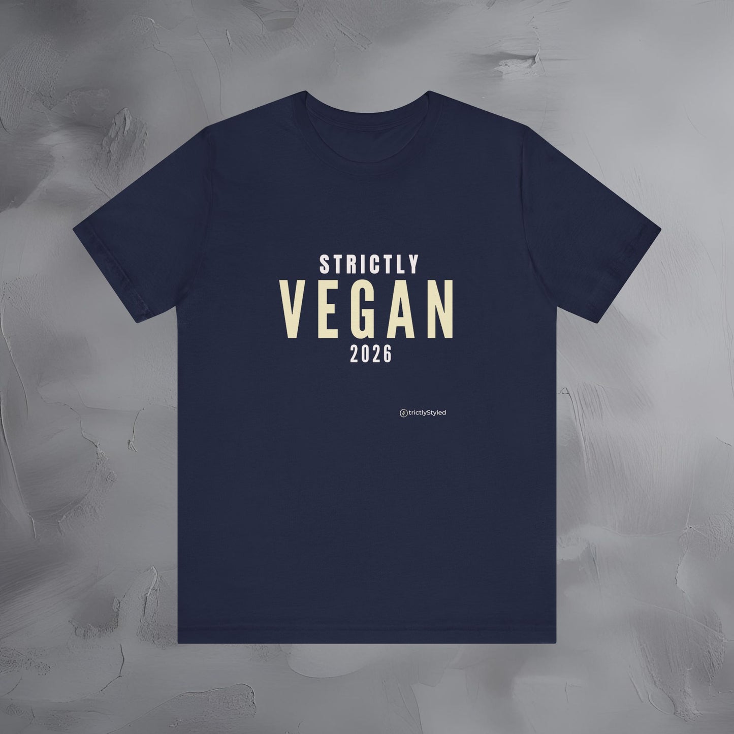 Strictly Vegan Shirt Minimalist New Year Intention T Shirt Unisex Graphic Tee