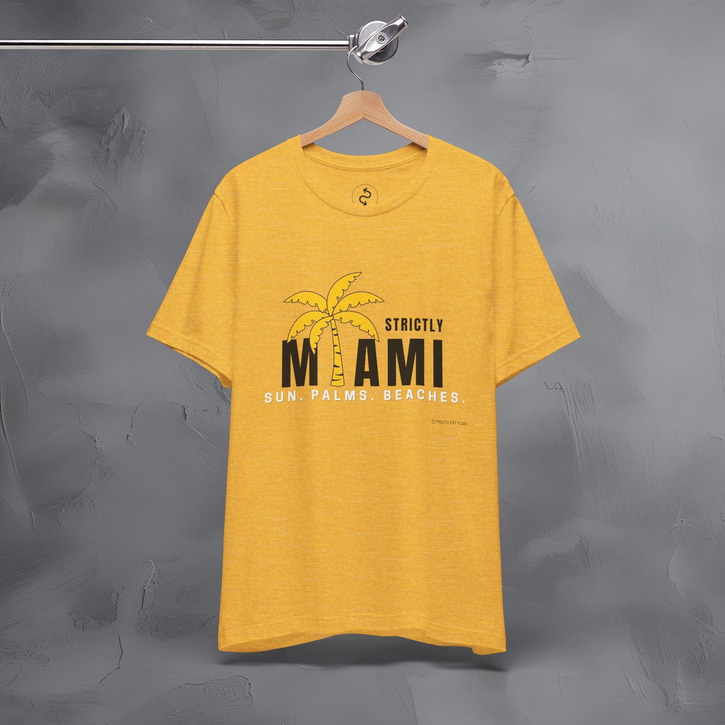 Strictly Miami T-Shirt – Sun Palms Beaches City Vibes Tee