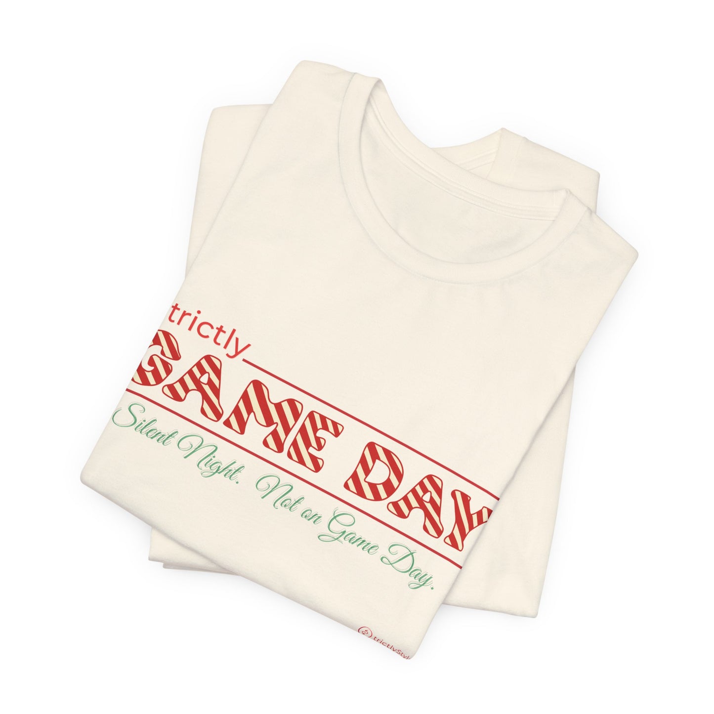 Strictly Game Day – Silent Night? Not on Game Day. - Funny Football Christmas Shirt