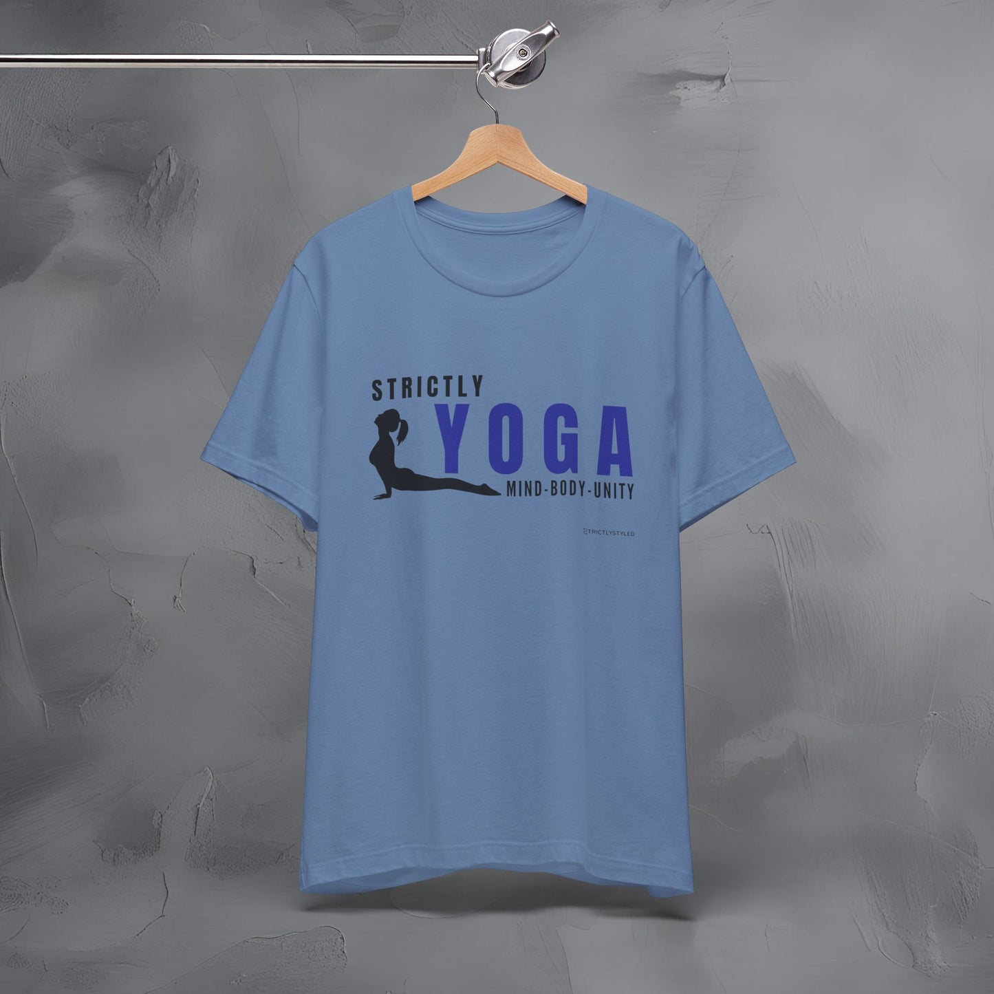 Strictly Yoga – Mind Body Unity T-Shirt - Yoga Lifestyle Graphic Tee - Mindfulness & Balance Shirt