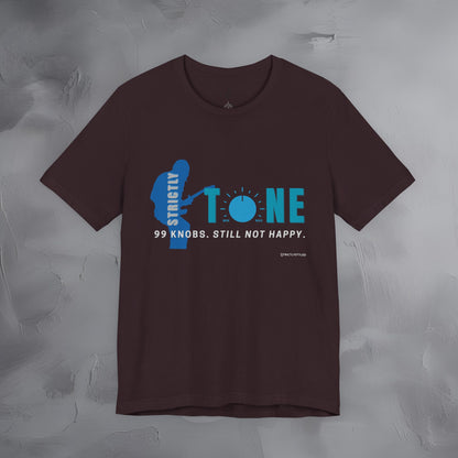 Strictly Tone Guitar T-Shirt – 99 Knobs Pedal & Amp Graphic Tee